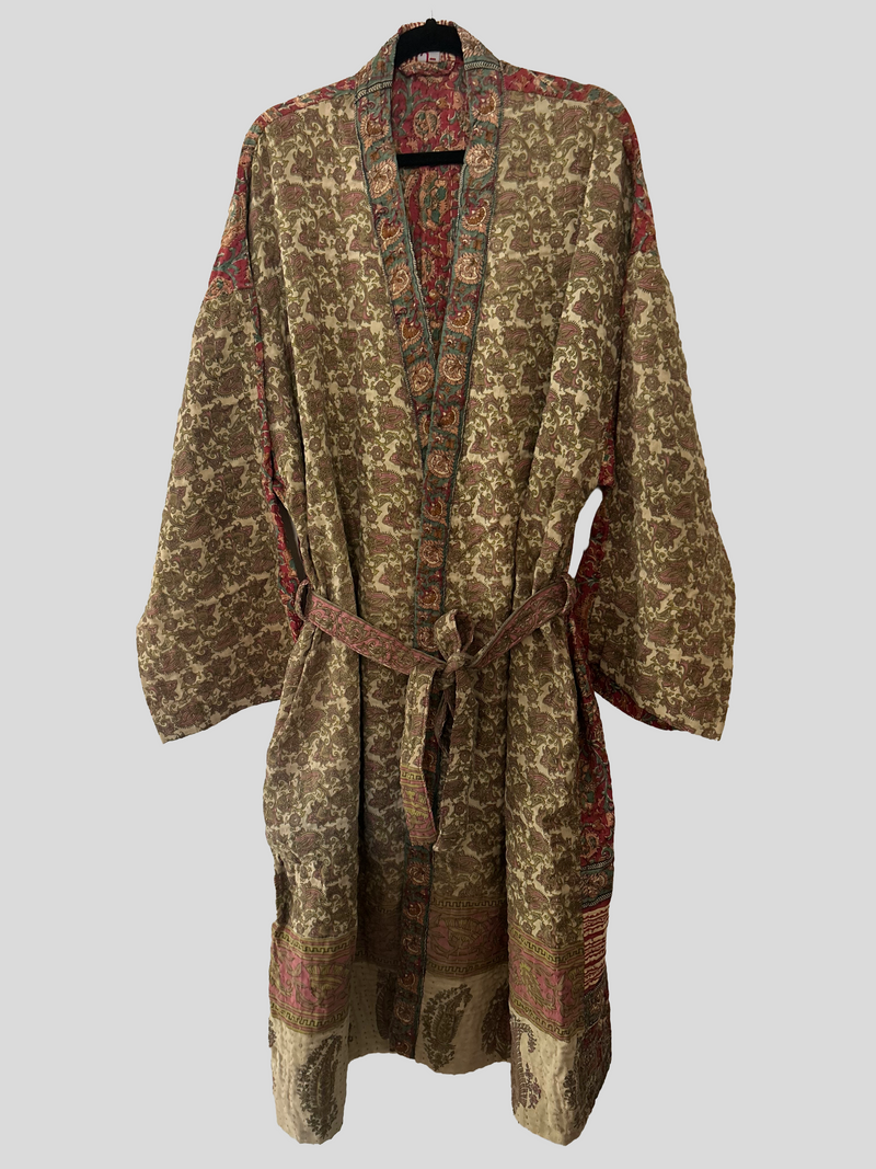 Vintage Sari Robe 2