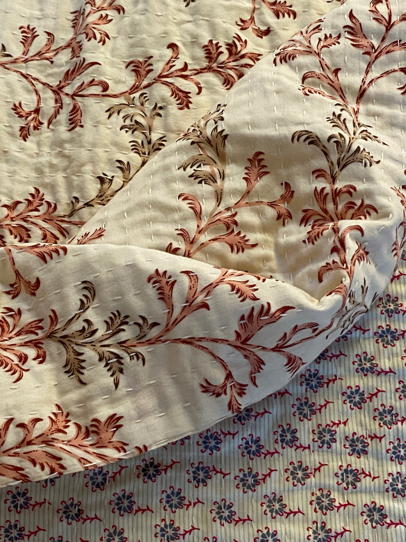 New quilt 7 - Coral Twig