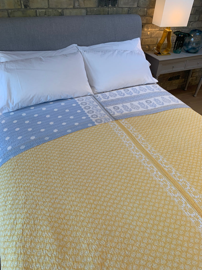 New quilt 3 - Blue & Yellow